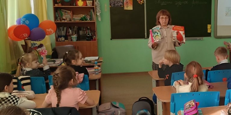 Птицы, следы и гнёзда